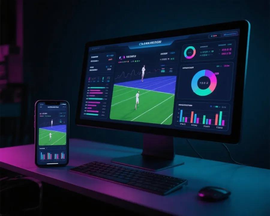 平台比較與數據追蹤介面示意