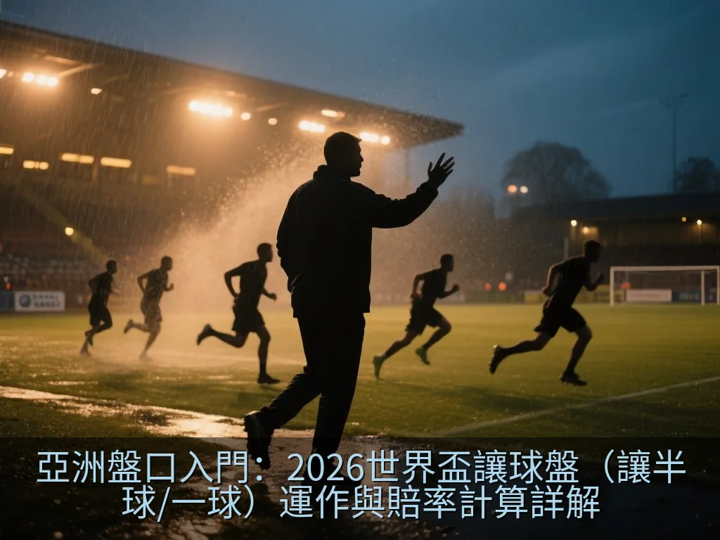 亞洲盤口入門：2026世界盃讓球盤（讓半球/一球）運作與賠率計算詳解
